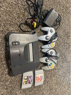 Nintendo 64 w/games and controllers