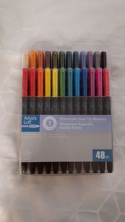 Artist's Loft Watercolor Dual Tip Markers 48PC