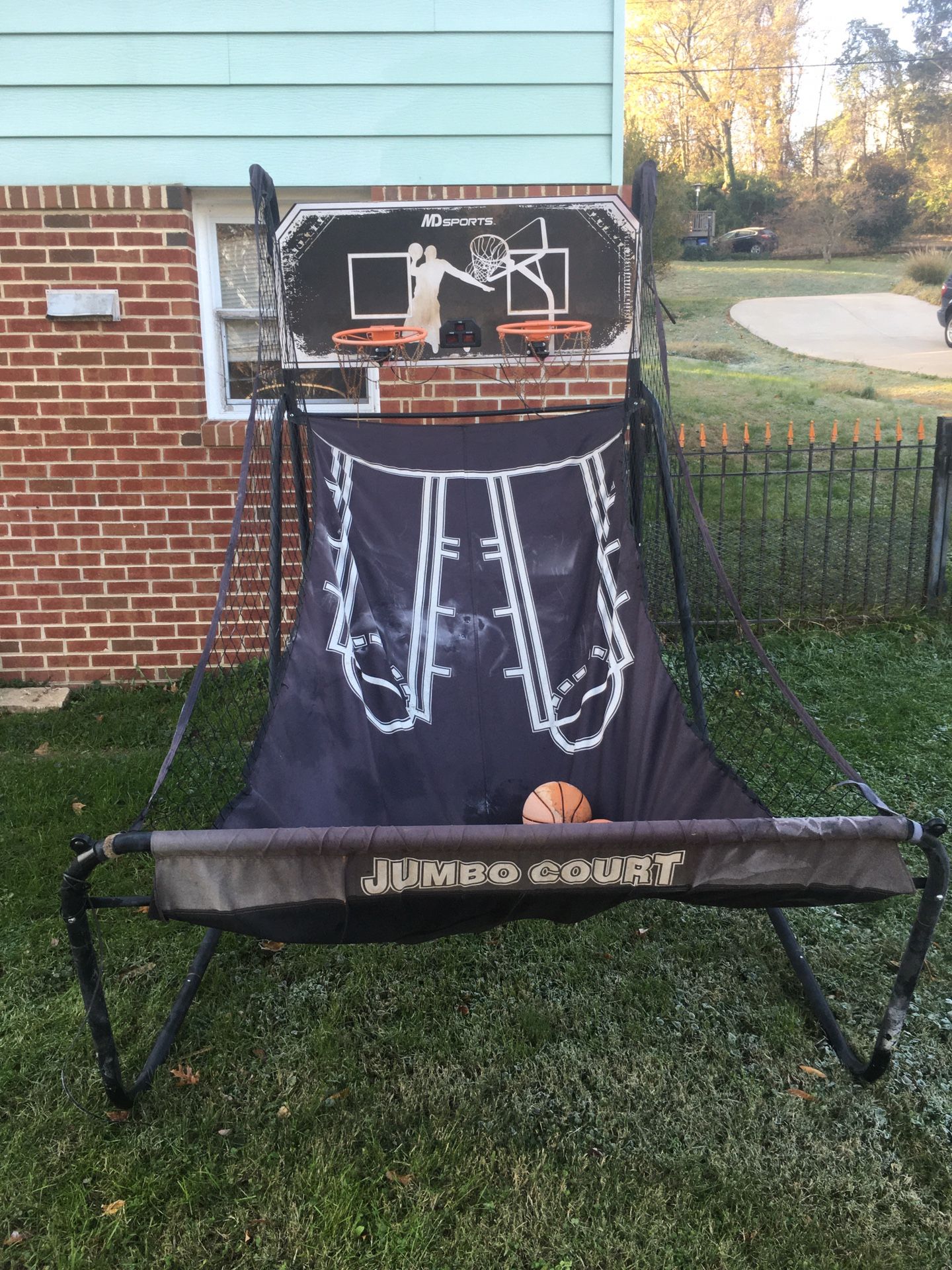 Inside Basketball Hoop