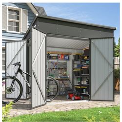 New in box!!4x8 metal shed