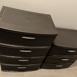 Two Brown Storage Drawer $35 For Both