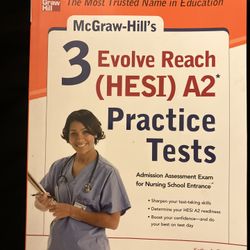 Nurse Book 3 Evolve Reach (HESI) A2* Practice Tests