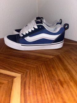 New skool Vans Blue and Dark Blue ; size 6.5
