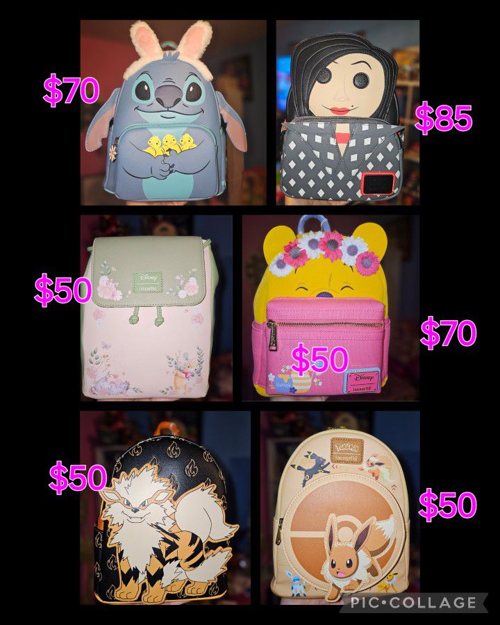 Brand New! Loungefly Disney Mini Backpacks 💗