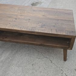 Wooden coffee table