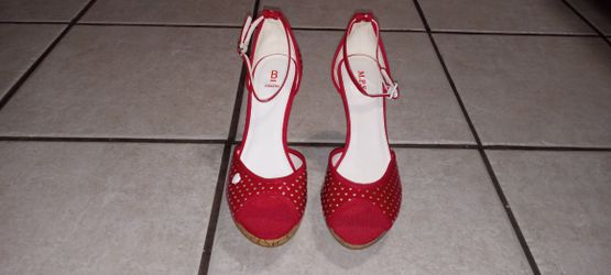 Women High Heel Dress Shoe ( Red)