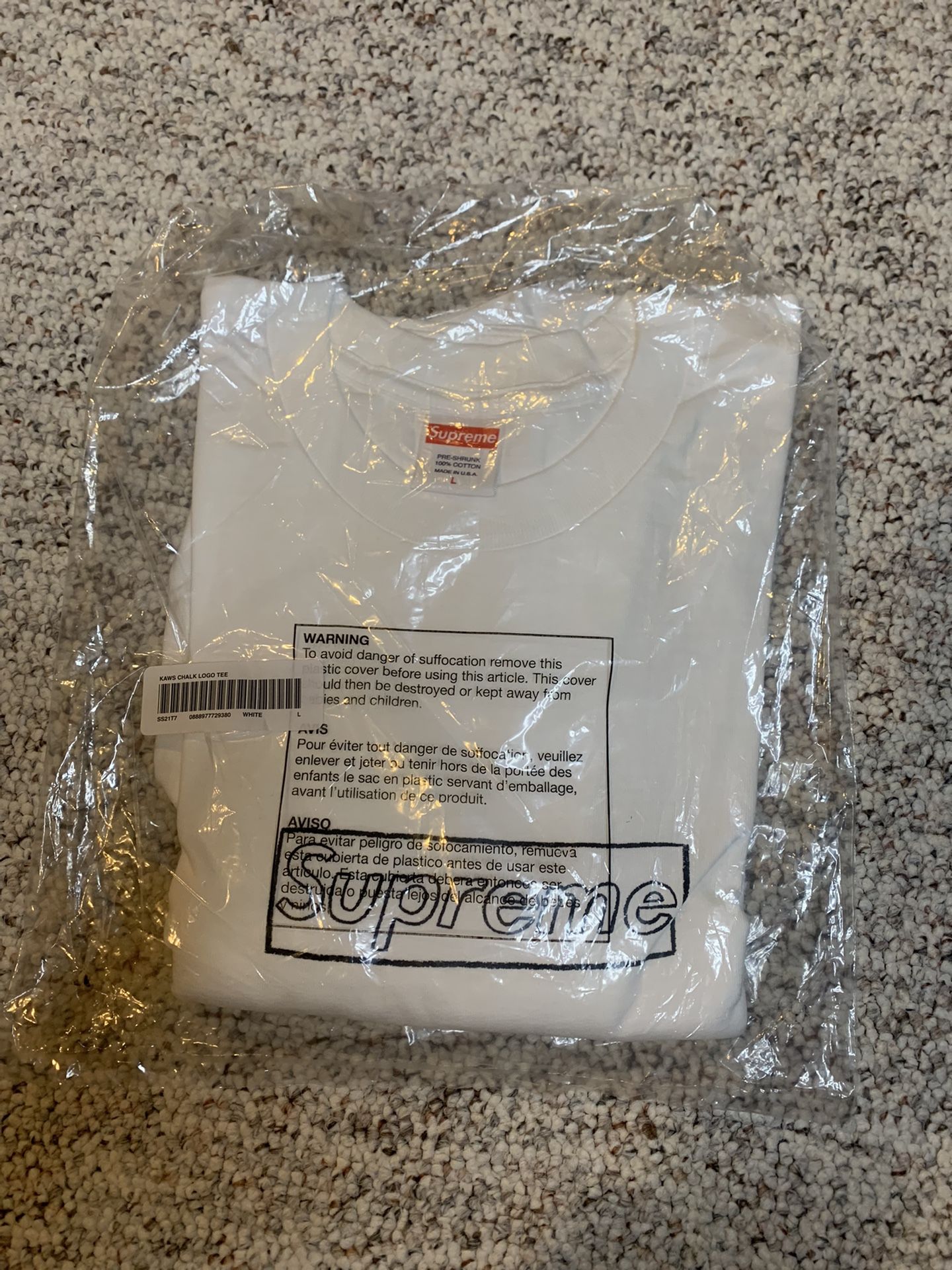 Supreme KAWS Chalk Logo 