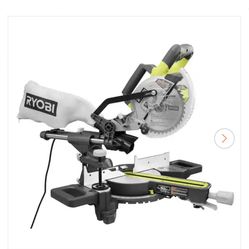 RYOBI 10 Amp Corded 7-1/4 in. Compound Sliding Miter Saw