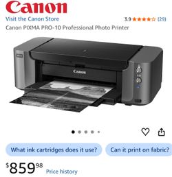 Canon PIXMA PRO-10 Professional Photo Printer