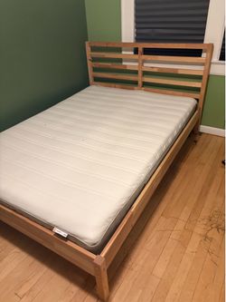 Full size bed with mattress