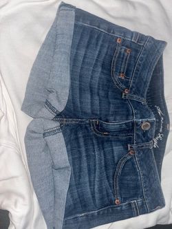 Women's Dark Wash Denim Jean Shorts