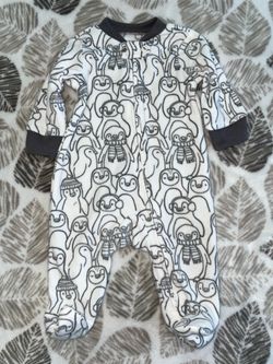 Simple Joy 0-3 Months Baby Boy Warm Pj