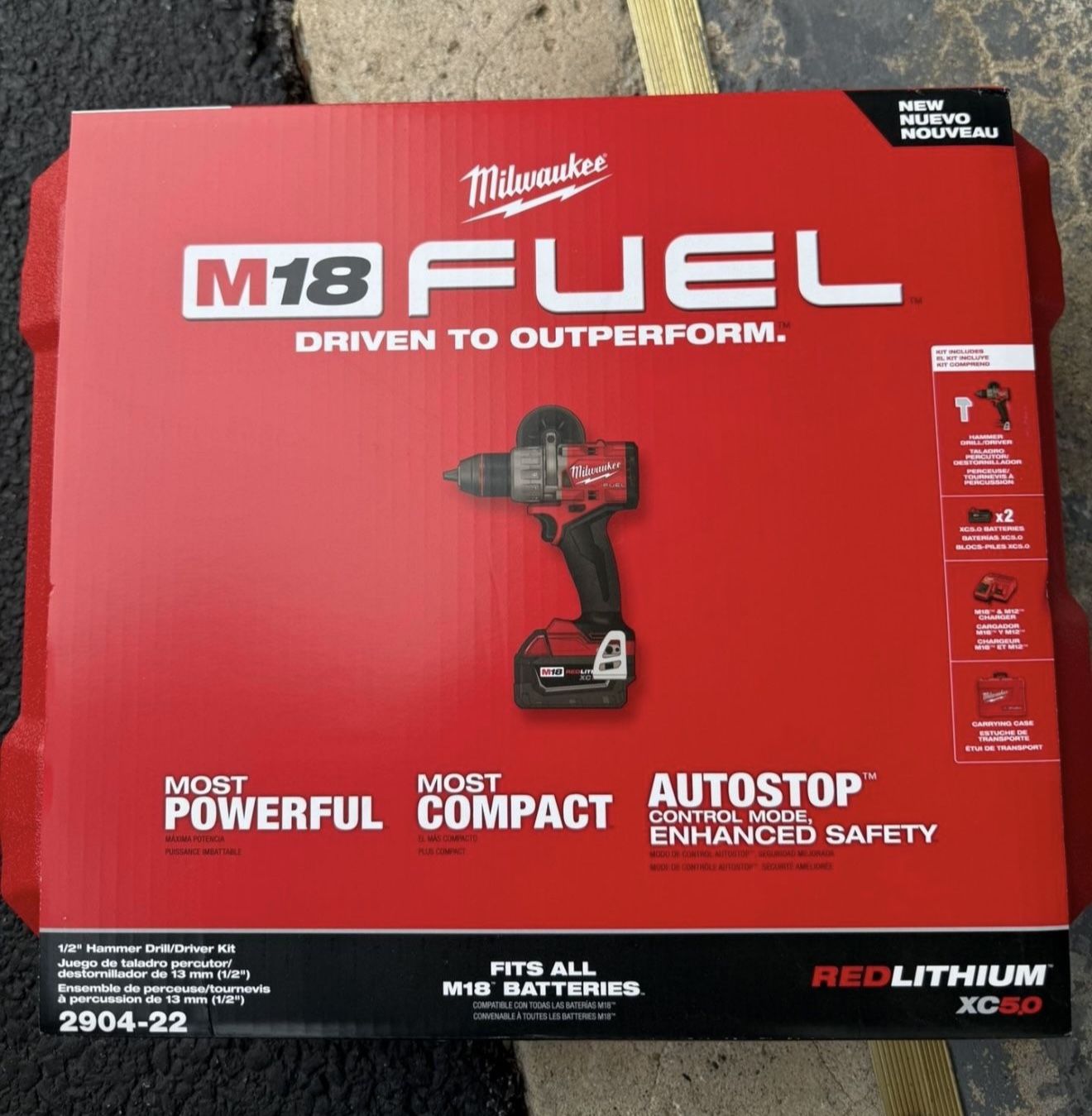 M18 1/2” Drill/driver Kit 