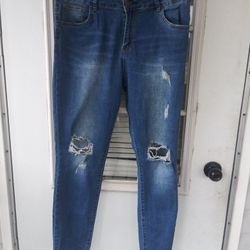 Ibiza high rise push up Skinny Jeans size 13