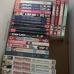 MANGA BOOKS 1 FOR $8 AND 2 FOR $10