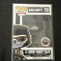 Funko Pop LT. Simon Ghost Riley Call Of Duty 70 (NO TRADES)