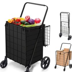 Shopping/Travel Cart Black