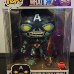 Disney Marvel What If..... Captain America Zombie 10 Inch Funko Pop