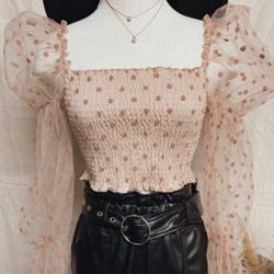 Holiday Puff Sleeve Top