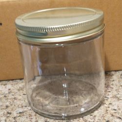 Case Of 16 Oz Glass Jars with Plastisol Lids - 62 Cases Available