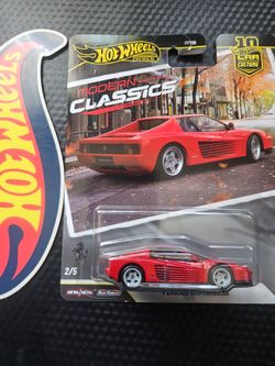 Hot Wheels Premium Car Culture Modern Classics Ferrari Testarossa 