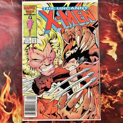 1987 X-Men #213 (🔑 1st Cameo Mr Sinister, Newsstand)