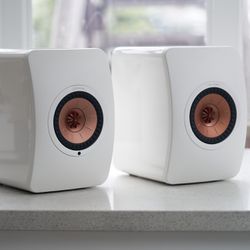 KEF LS50 Wireless Speakers - White