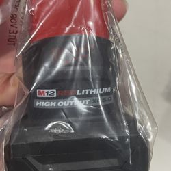 Milwaukee M12 XC 5.0 High Out Battery New 