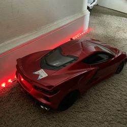 HUGE Corvette Car For Kids, New Bright