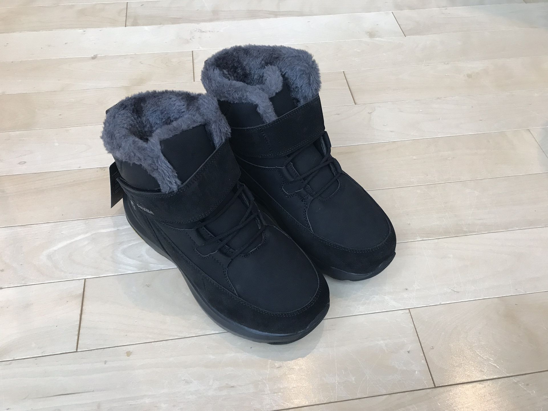 FitVille Womens Wide Snow Boots Fur Lined Boots