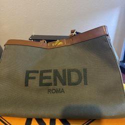 Fendi Peekaboo X-Tote Canvas Large