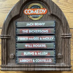 Comedy Superstars 6 Cassette Set original Case Allen Benny Abbott & Costello etc