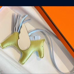 Authentic New Hermes PM Rodeo Pegasus Pegase Bag Charm