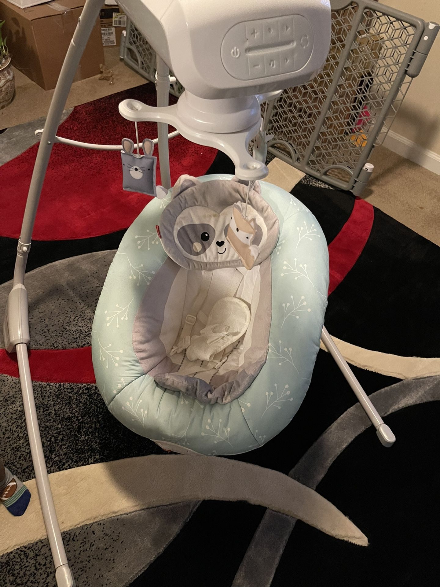 Fisher-Price Baby Raccoon Swing