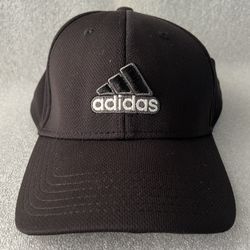 Adidas Climate A-flex Fitted Cap Hat Black Mens Size L/XL  