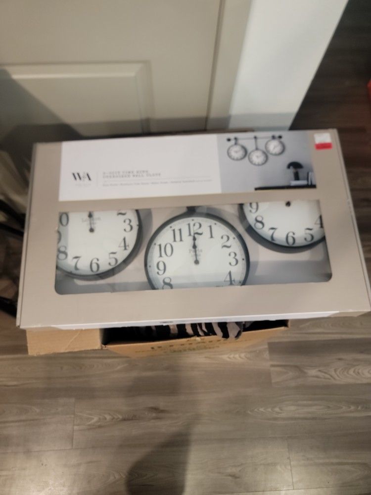 3 - City Time Zone Oversized Wall Clock