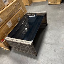 Outdoor Coffee table , grey(35Wx20Dx14H)’’