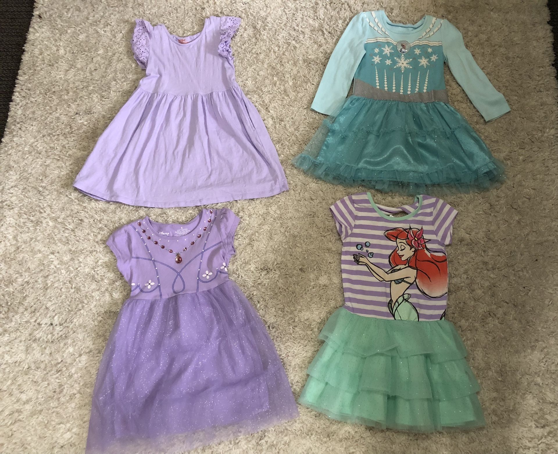 Girls Disney dresses size 5