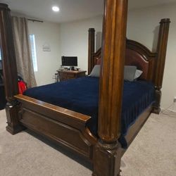 CA King Bed Frame , Dresser And Nightstand 