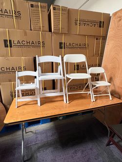 Party chairs tables- kids chairs and tables