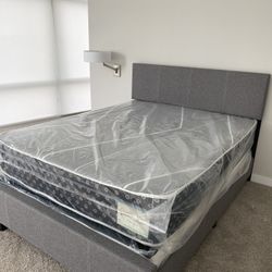 Queen Mattress Come With Headboard & Footboard And Box Spring - Same Day Delivery 