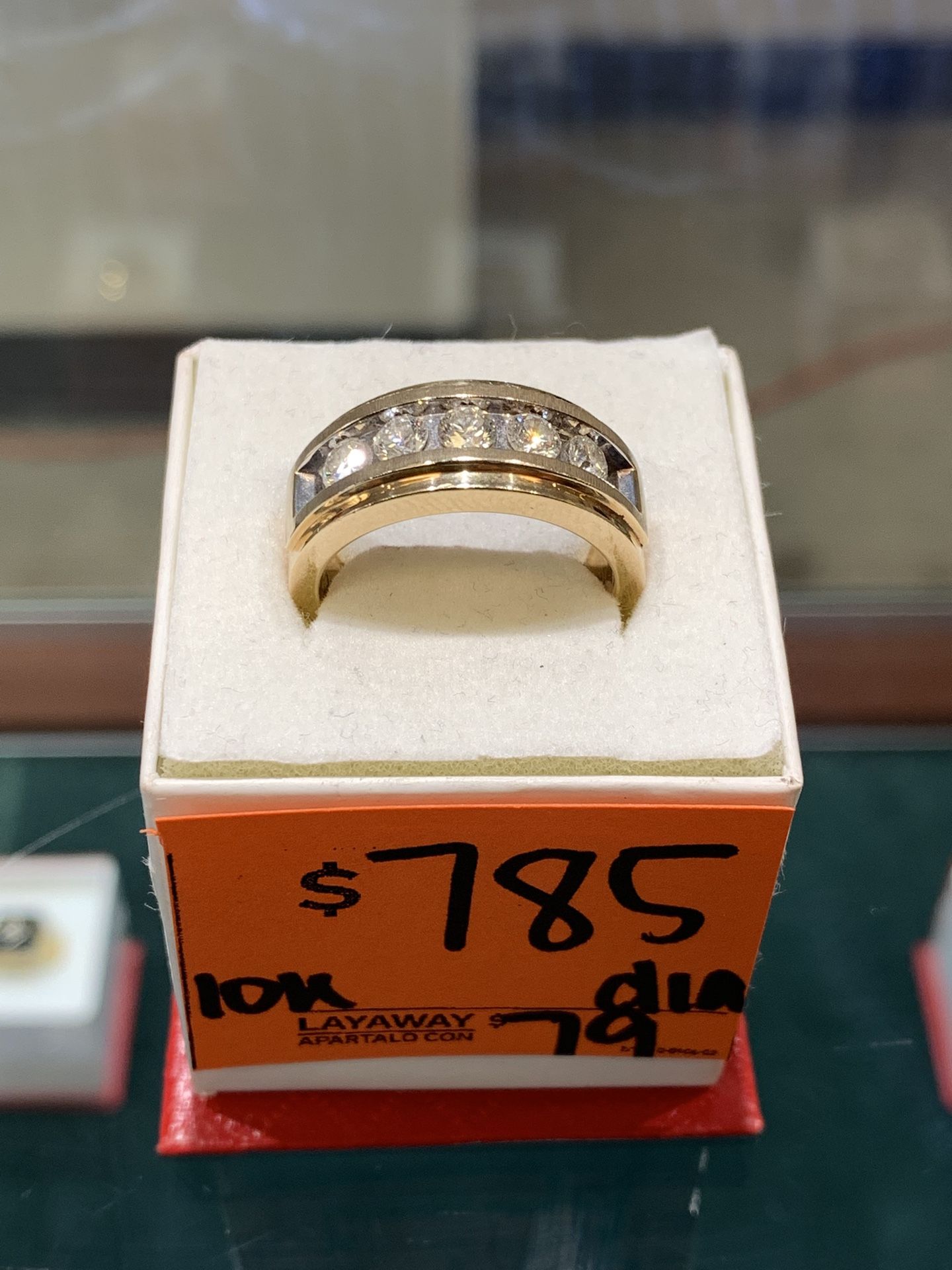 10k Diamond Wedding Band