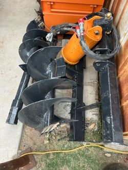 Skid steer auger
