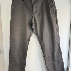 Banana Republic Aiden Chino - Mens Pants-  Gray - Size 32x30 - SMALL HOLE POCKET