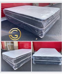 Queen Mattress Set PillowTop – Brand New –  Same Day Delivery Available 🚚