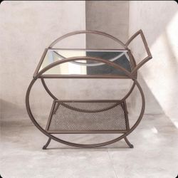 Portable Household Mobile Side Table, Multi-Purpose Storage Table.