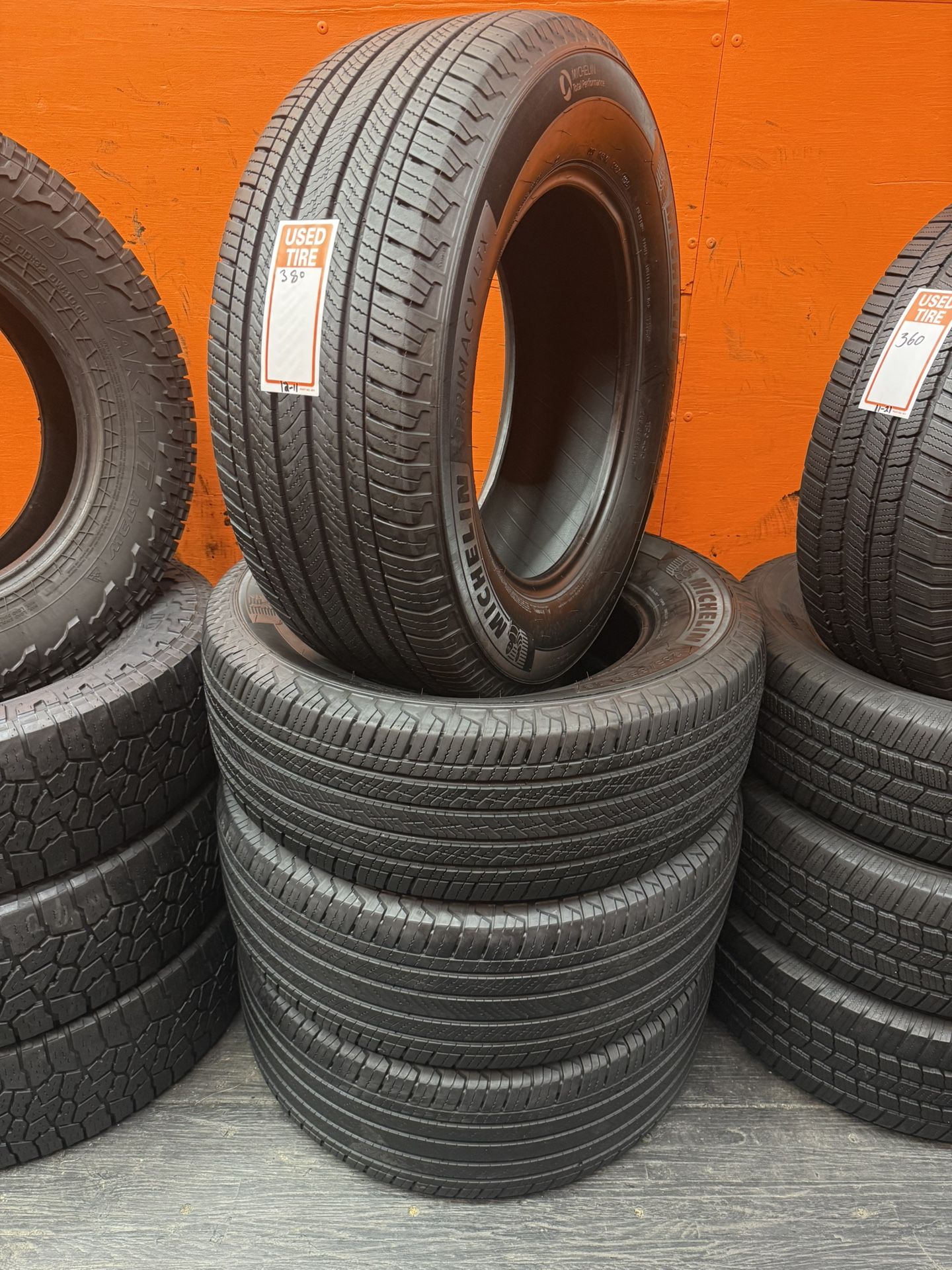 265/65R18 Michelin Primacy LTX Full Tire Set