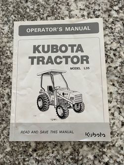 Kubota L35 manuals and parts diagram