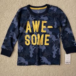 Carters Boys Long Sleeve Shirt - New 
