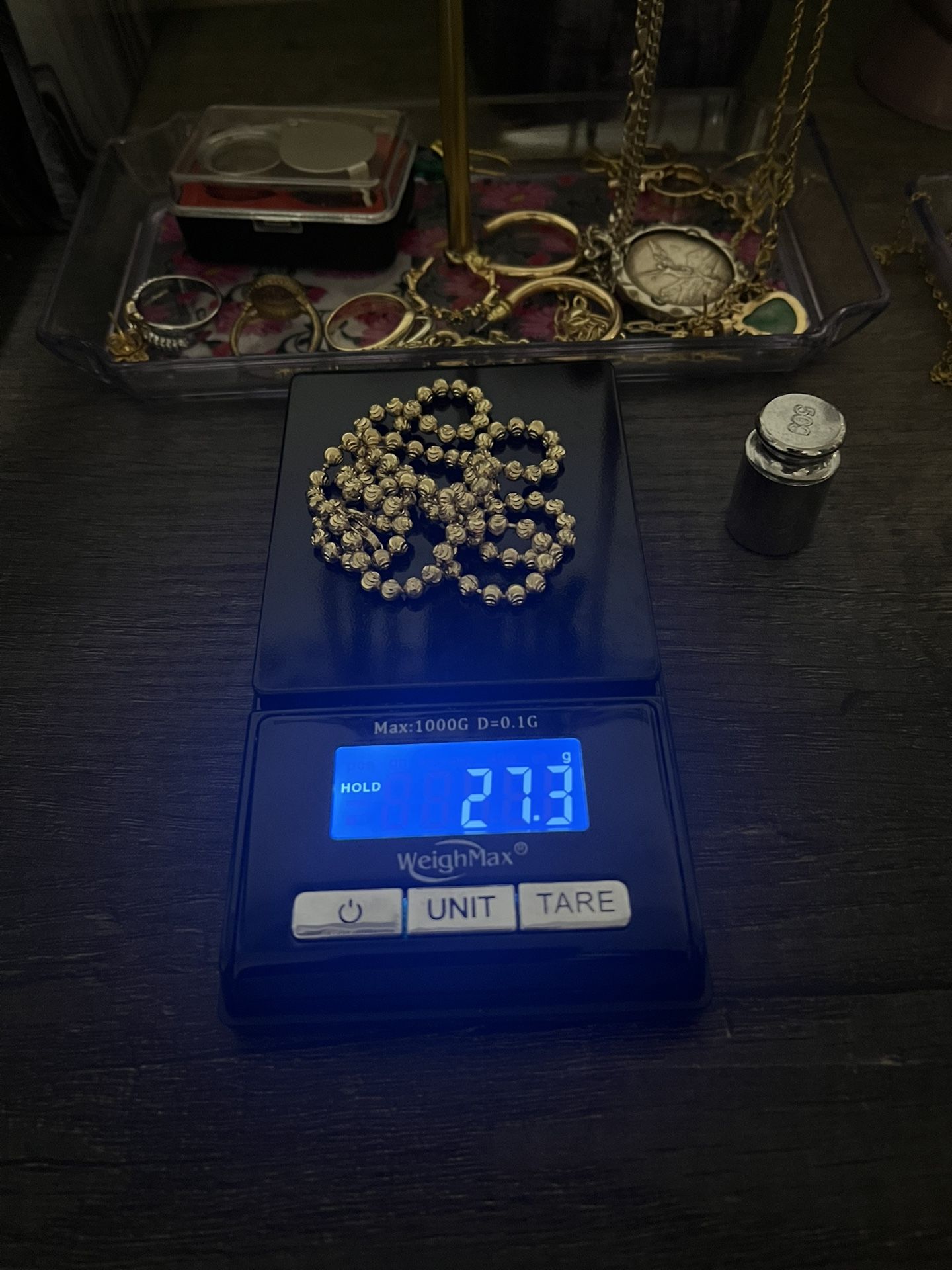 10k Gold Moon Chain 27 Grams